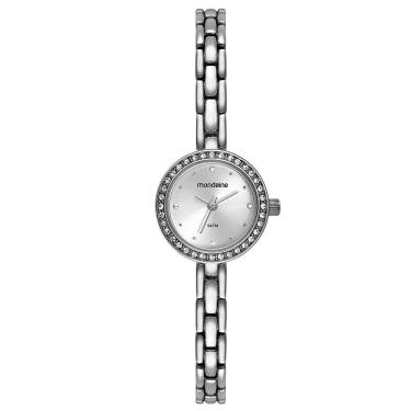 Imagem de Relógio MONDAINE feminino prata analógico 32497L0MVNM2