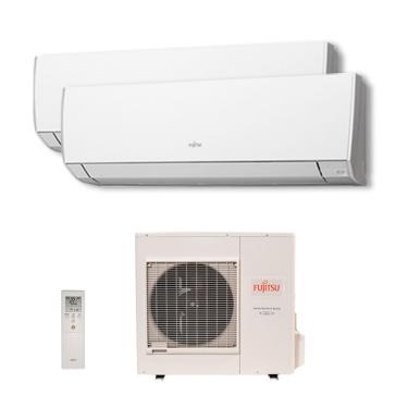 Imagem de Ar Condicionado Multi Bi Split Inverter Fujitsu Hw 23.000 Btus (1 Evap 9.000 e 1 Evap 18.000)  Quente/Frio 220V Monofásico