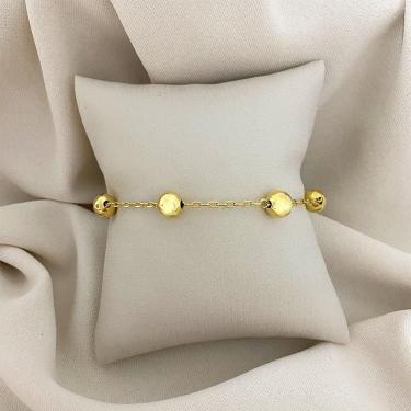 Imagem de Pulseira Elos Cartier com Bolinhas