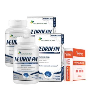Imagem de Kit Com 02- Neurofan 60 Cápsulas de 670mg + 1 Vitamim C+