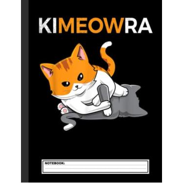 Imagem de Caderno divertido de Jiu-Jitsu Kimura e gato kawaii fofo de Jiu-Jitsu: diário de jiu jitsu para estudantes e treinadores. Caderno de novidade de Jiu-Jitsu