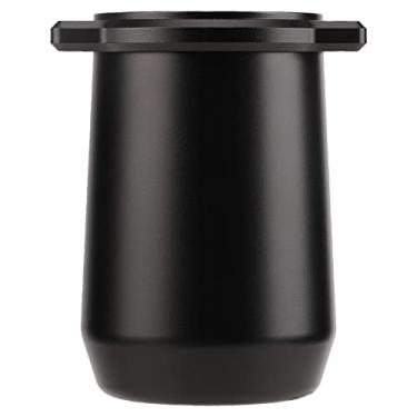 Imagem de MUNEFE Copo dosador de café, copo dosador de café expresso, xícara de café moído para fácil recepção de café moído de um moedor (54 mm-preto)
