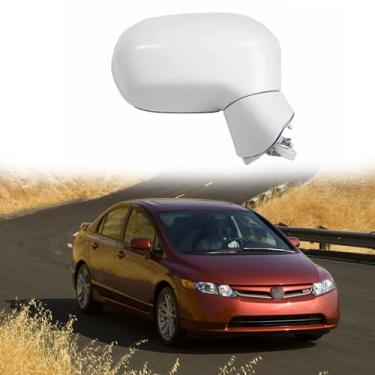 Imagem de Conjunto de espelho lateral do passageiro adequado para Honda CIVIC 2006 2007 2008 2009 2010 2011 Honda CIVIC Espelho retrovisor de carro ajuste de lente de substituição