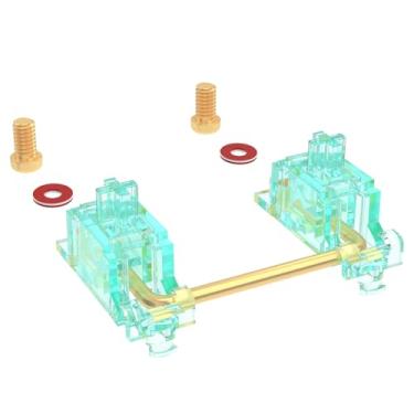 Imagem de DUROCK Estabilizador V3, estabilizadores de parafuso com fios 2u 6.25u 7u, estabilizadores de teclado de montagem PCB para teclados mecânicos (kit V3 Teal 80%)