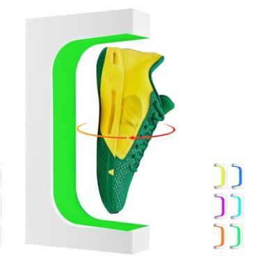 Imagem de Expositor de sapatos com levitação, tênis giratório flutuante magnético de calçados com luz LED, suporte giratório para sapateira, decoração para casa e escritório, presente de aniversário