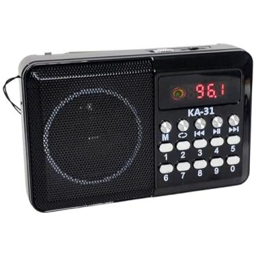 Imagem de Rádio Retro com Bluetooth, FM, Entrada USB, Display Digital, Som Alto e de Qualidade
