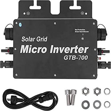 Imagem de Microinversor de grade solar, 400w, 600w, 700w, 800w, 1200w, controle wi-fi, 120v, 230v, identificação automática, microinversor de potência, 700w