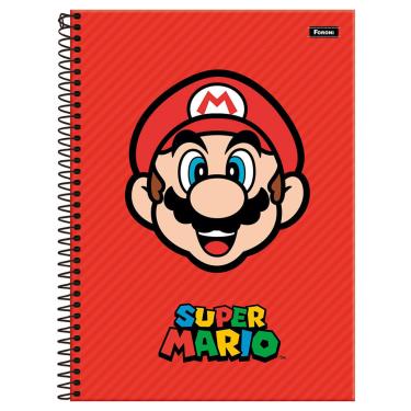 Imagem de Caderno Universitário 1 Matéria Super Mario Foroni 1041005