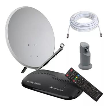 Imagem de Kit Completo Receptor Digital Banda Ku Vivensis