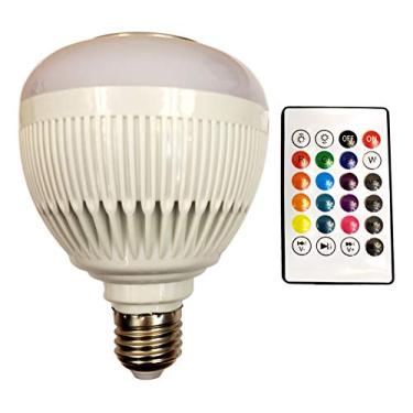 Imagem de Lampada Led Colorida Musica com Caixa de Som e Bluetooth