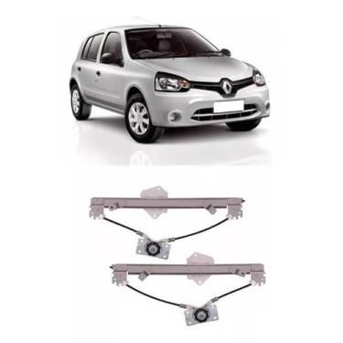 Imagem de Par De Maquina Vidro Manual Porta Traseira Renault Clio - UNIVERSAL AU