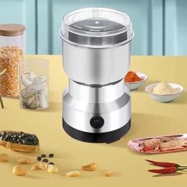 Imagem de Moedor de Café Grãos Triturador Eletrico Automatico Inox Cozinha Alime