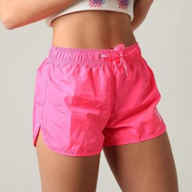 Imagem de Shorts Feminino Praia Tactel Adulto Plus Size Liso Ex Grande - COWGIRL
