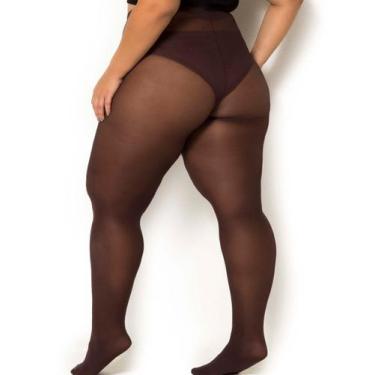 Imagem de Meia calça fio 40 opaca plus size trifil 6101, Preto, 1XG