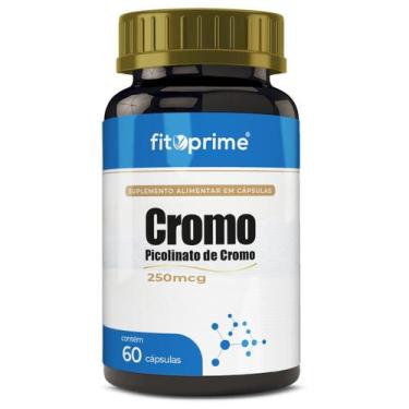 Imagem de Picolinato de Cromo 250mcg 60 Cápsulas - Fitoprime