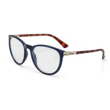 Imagem de Armação Óculos Colcci Donna C6059k1955 Azul Marinho  Marrom Demi, Azul
