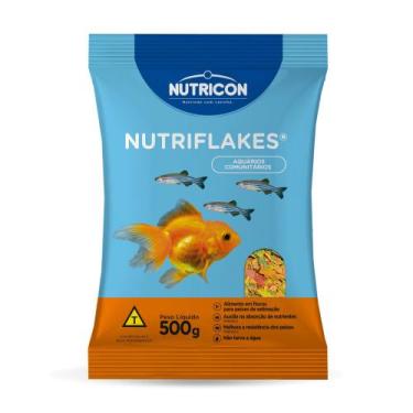 Imagem de Ração para Peixes Nutricon Nutriflakes 500g