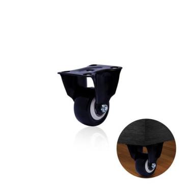 Imagem de Rodizio Fixo Roda de 50mm Preto Com Rolamento Duplo - Colson