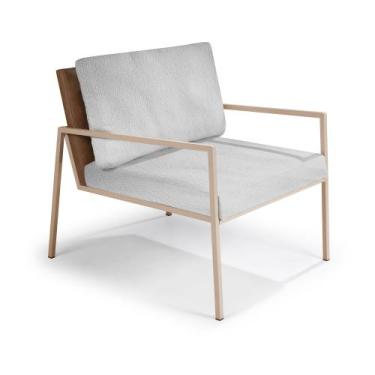 Imagem de Poltrona Sapucaia Aço Carbono Dourado - Drop mobiliário