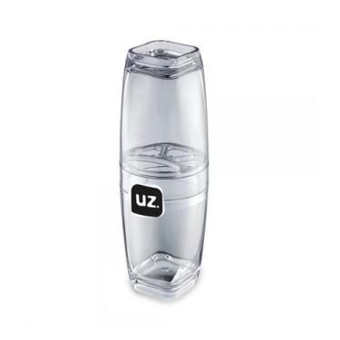 Imagem de Porta Escova Premium Tampa Design Elegante Banheiro Lavabo - Uz, Trans