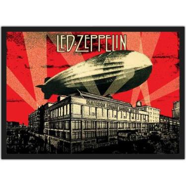Imagem de Quadro Decorativo Bandas Led Zeppelin Com Moldura Salas e Quartos G01 