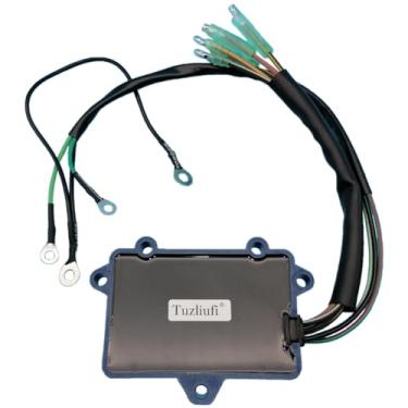 Imagem de Tuzliufi CDI Switch Box Pacote de ignição para motor de popa Mercury 6 8 10 15 20 25HP 2 cilindros 85571A3 855713A4 114-5713 1997 1998 1999 2000 2001 2002 2003 2003 2003 04 20 05 Z935