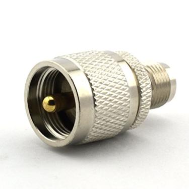 Imagem de Adaptador coaxial Maxmoral UHF macho para TNC fêmea PL-259 PL259 conector RF Coaxial
