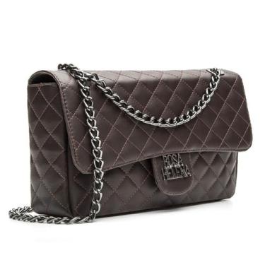 Imagem de Bolsa Feminina Bag Transversal De Ombro - Schenker, Cafe, Unico