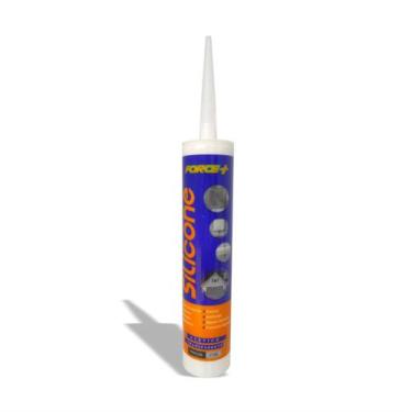 Imagem de Caixa 6 Silicone Acético Adesivo Transparente 270g - FORCE+