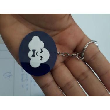Imagem de Chaveiro com nuvem - kit com 100 unidades - Maka Laser