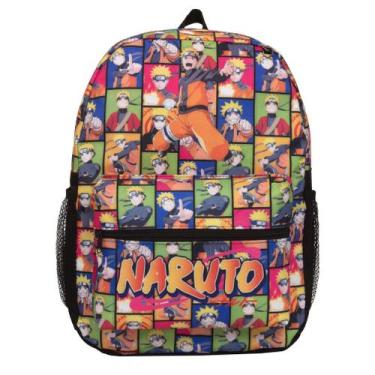 Imagem de Mochila Escolar Juvenil Menino Naruto Passeio Costas Aulas - TOYS 2U