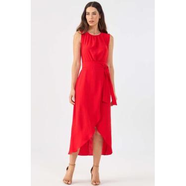 Imagem de Vestido Midi PKS Pareô Vermelho, M
