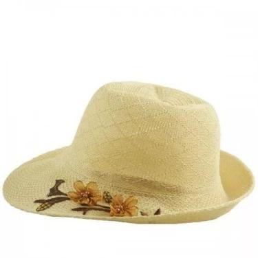 Imagem de 20 X Chapéu Feminino Com Flor Decoradas Praia Verão Viseira - Mrvendas