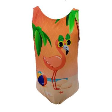 Imagem de Maiô Infantil Estampa Localizada Meninas Body Proteção UV - Hype Modas
