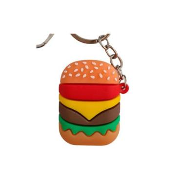 Imagem de Chaveiro Emborrachado Coca Cola Batata Hamburguer Fast Food - Kawaii, 
