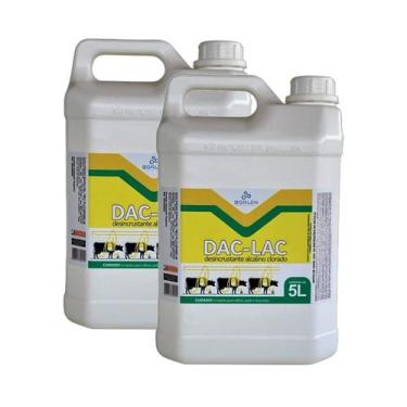 Imagem de Kit 2 Desincrustante Detergente Alcalino Clorado DACLAC 5L - Borlen