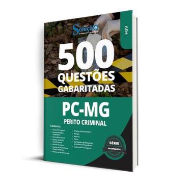 Imagem de Caderno de Questões PC-MG - Perito Criminal 500 Questões Gab - Editora