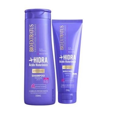 Imagem de Kit Preenchedor +Hidra Bio Extratus Shampoo e Máscara 250g