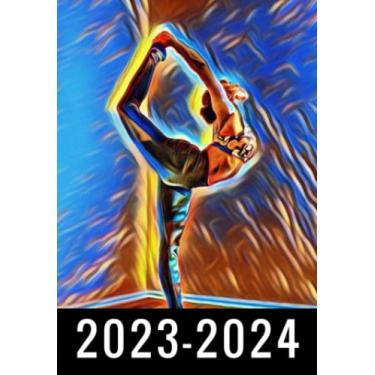 Imagem de Yoga 2-Year 2023-2024 Pocket Planner: Monthly Calendar & Agenda Organizer, Monthly Appointment Book, Jan 2023 Dec 2024 Personal Time Management, ... your next 2 years, Gifts For Yoga lovers.