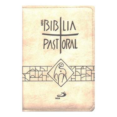 Imagem de Bíblia Sagrada Nova Pastoral Media Capa Zíper Emborrachada Completa, C