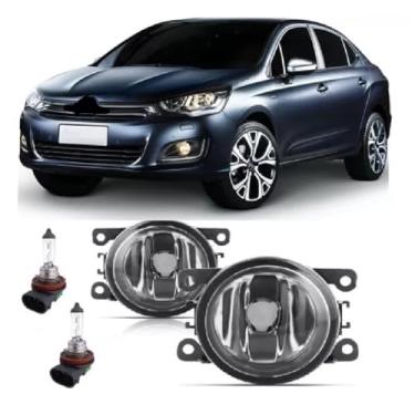 Imagem de Par Farol De Milha Universal C4 Lounge 2013 2014 2015 2016 2017 2018 2019 2020 + Lâmpada