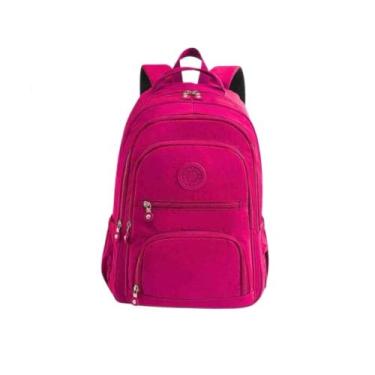 Imagem de Mochila Escolar Tactel Forrada 5 Divisórias Impermeável - On.shop, Pin