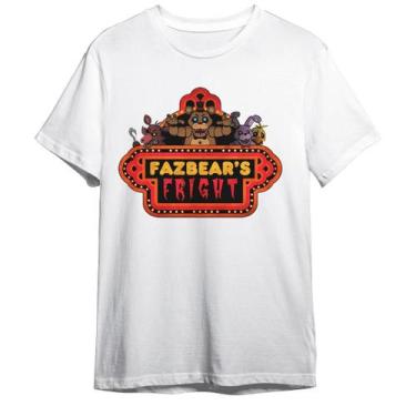 Imagem de Camiseta Fnaf Fazbear's Fright Animatronics Horror Filme  - Abstract G