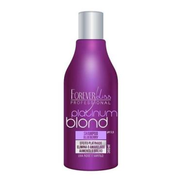 Imagem de Shampoo Matizador Blueberry Platinum Forever Liss 300 ml, 300ml