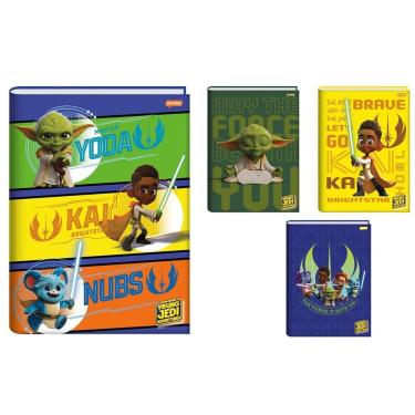 Imagem de Caderno Broch. Univ. CP 48 Folhas - Young Jedi Jandaia