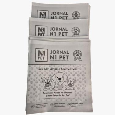 Imagem de Jornal para Cães 50 folhas 64 x 58cm - Biodegradável Alta Absorção - N