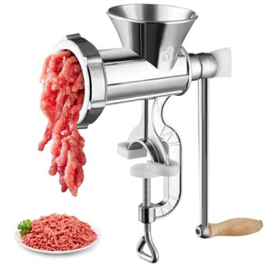 Imagem de Moedor De Carne De Manivela De Liga De Alumínio Para Cozinha Doméstica,Moedor De Carne Manual, Máquina De Moer Vegetais, Máquina De Enchimento De Salsicha De Aço Inoxidável Para Uso Comercial