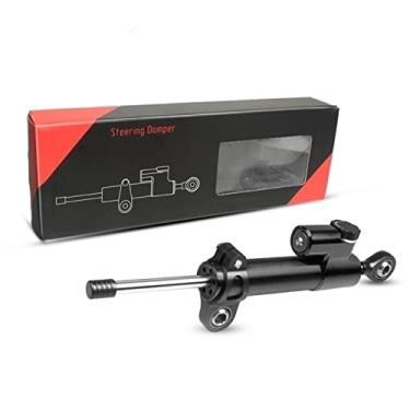 Imagem de HEPUP Controle de segurança do amortecedor de direção CNC para motocicleta CBR650F CBR 650F CBR650 F CB650F CBR650F (255 mm preto preto)