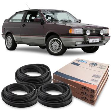 Imagem de Kit Borracha 2 Portas E Porta Malas VW Gol Quadrado Até 1995 - New Kar