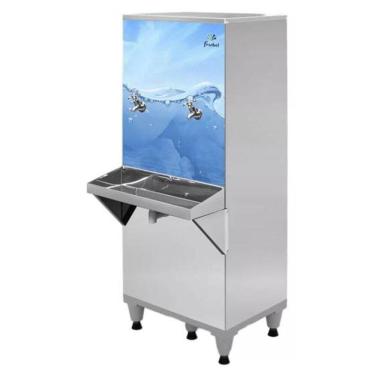 Imagem de Resfriador Bebedouro de Água Industrial Coluna 50l Frisbel Adv 2t